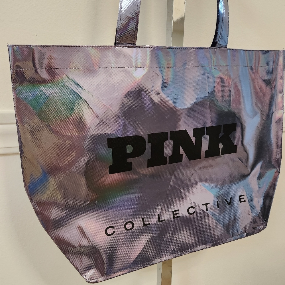 PINK Victoria's Secret Victoria's secret Collective Tote bag Holographic Large - Picture 3 of 3